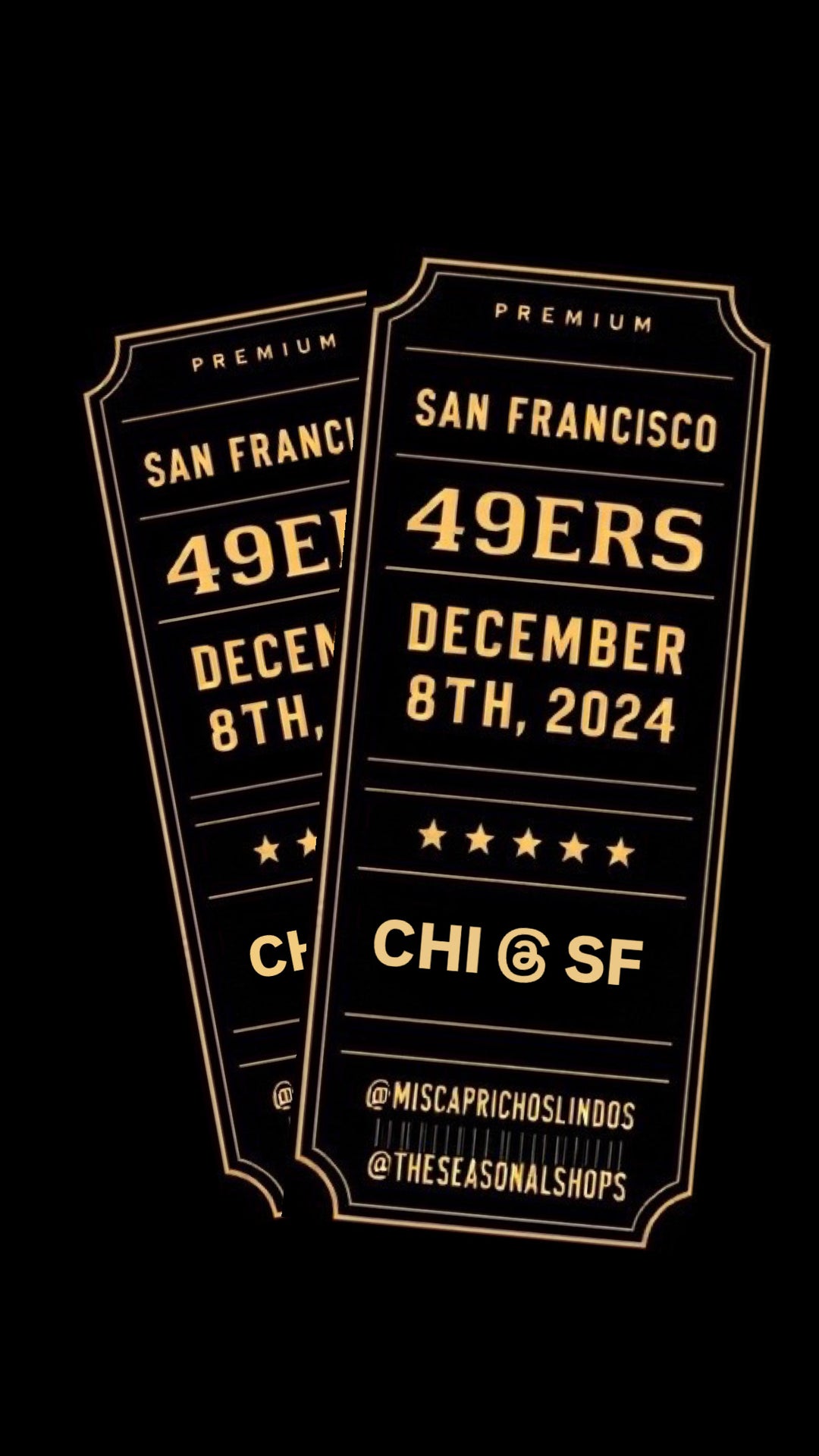 Bears Vs 49ers - Raffle ticket $1