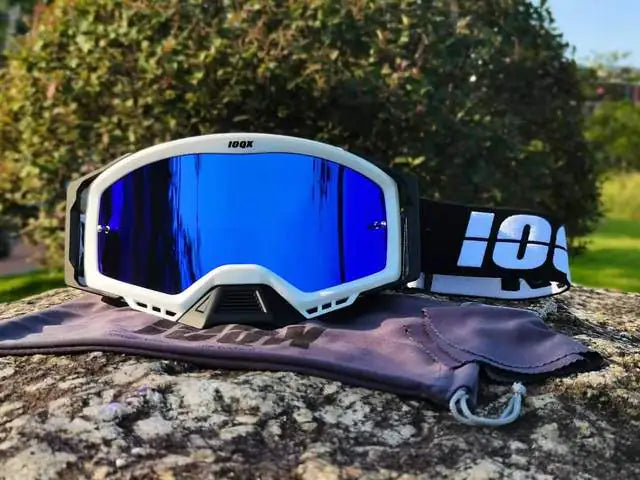 Dirt Bike Goggles, Motorcycle Goggles ATV Goggles Riding Goggles Ski Goggles Windproof Glasses Racing Goggles