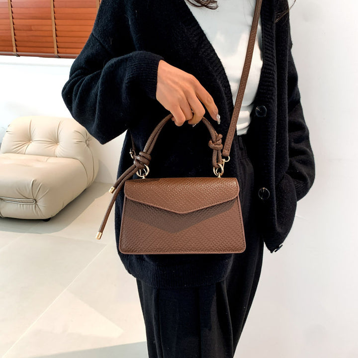 Pure Color Trendy Shoulder Crossbody Bag