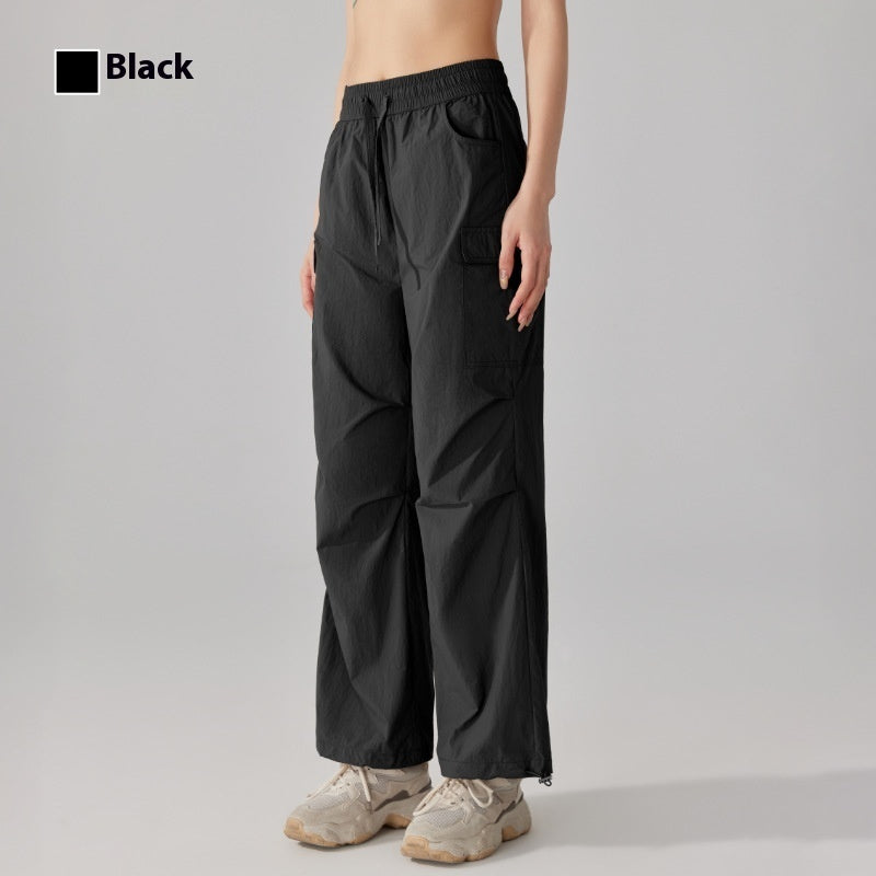 Three-proof Tactical Pants Loose Straight Sports Pants Female