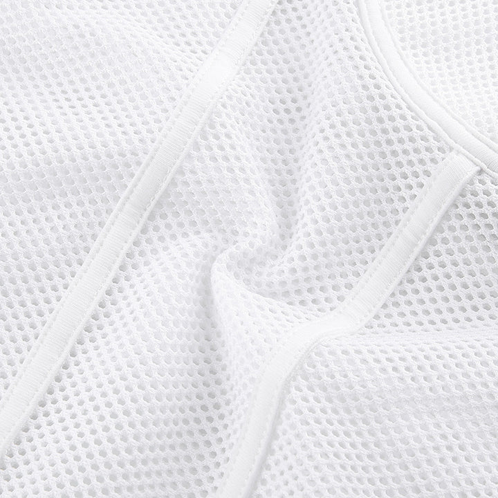 Grid Chain Sling Bottoming Shirt