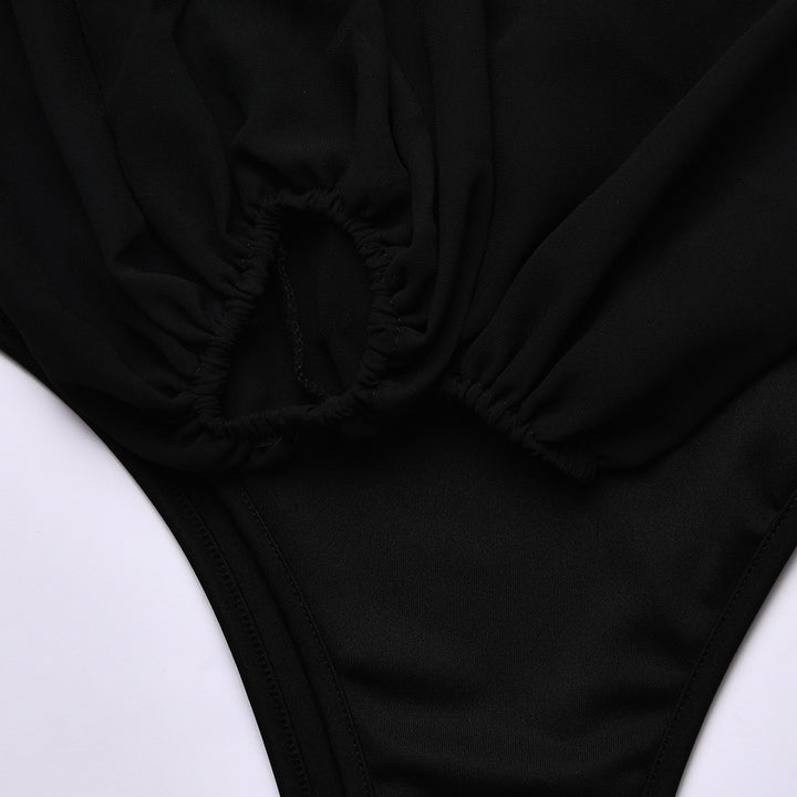Underlay Fashion Long Sleeve One Piece