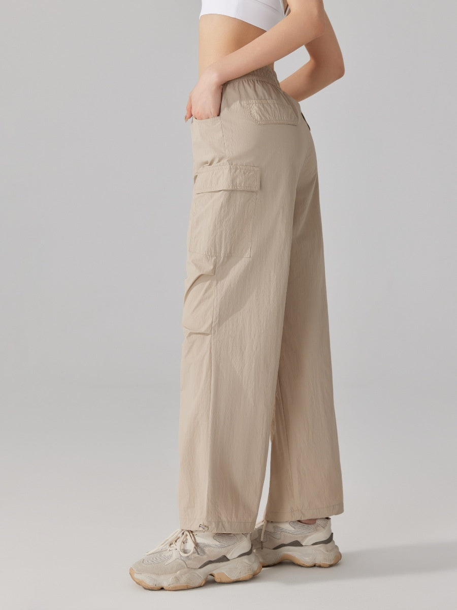 Three-proof Tactical Pants Loose Straight Sports Pants Female