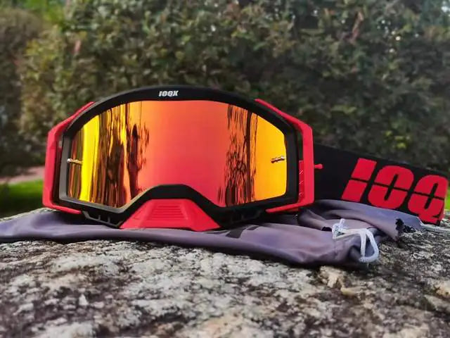Dirt Bike Goggles, Motorcycle Goggles ATV Goggles Riding Goggles Ski Goggles Windproof Glasses Racing Goggles