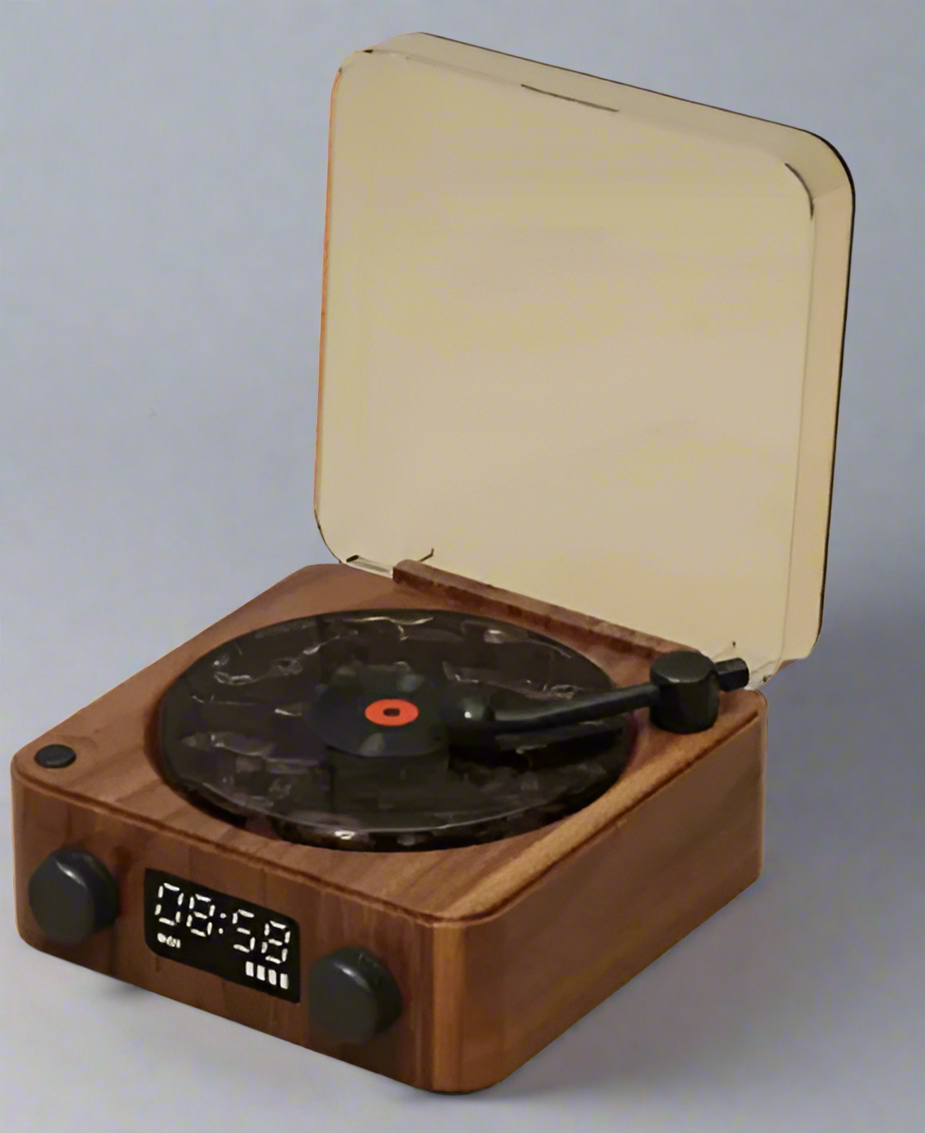 Retro Turntable Lamp Speaker