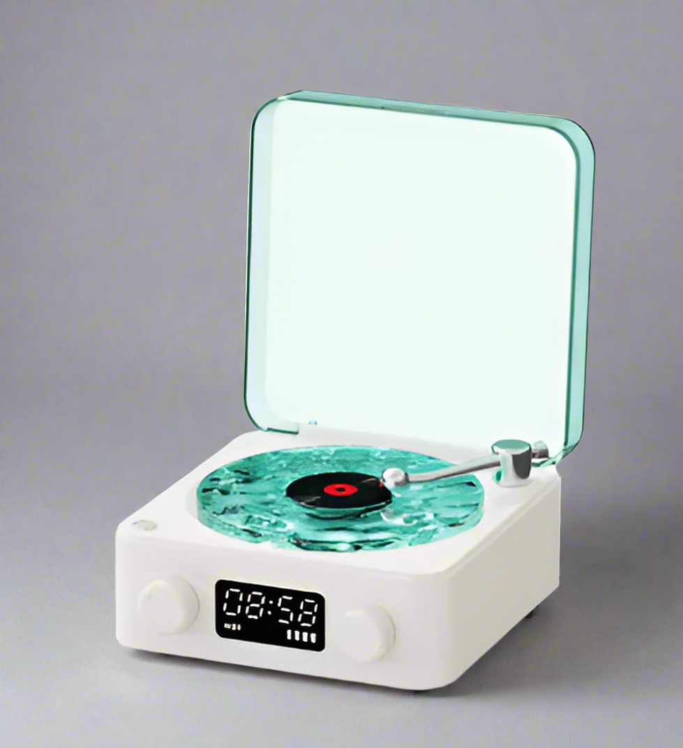 Retro Turntable Lamp Speaker