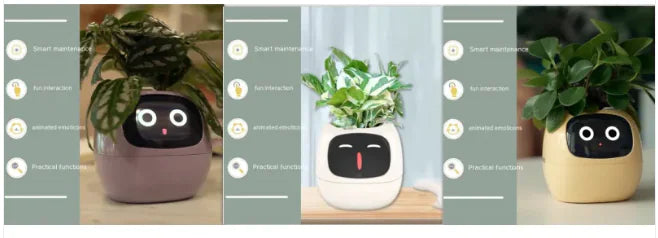 Botani Bot - AI Smart Planter inspired by the classic digital pet, Tomagotchi.