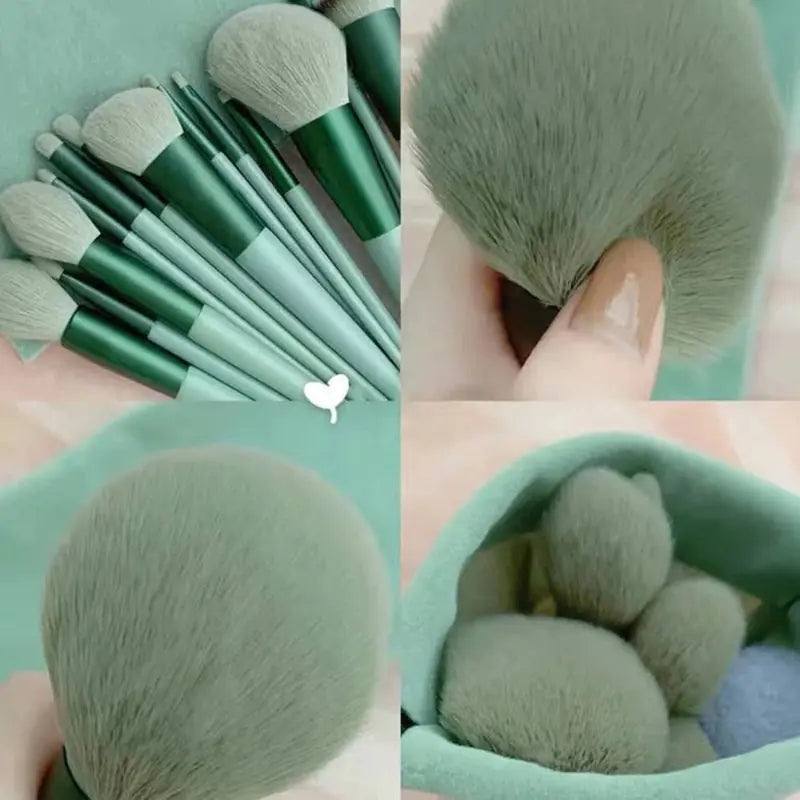 13Pieces Soft Fluffy Makeup Brushes Set