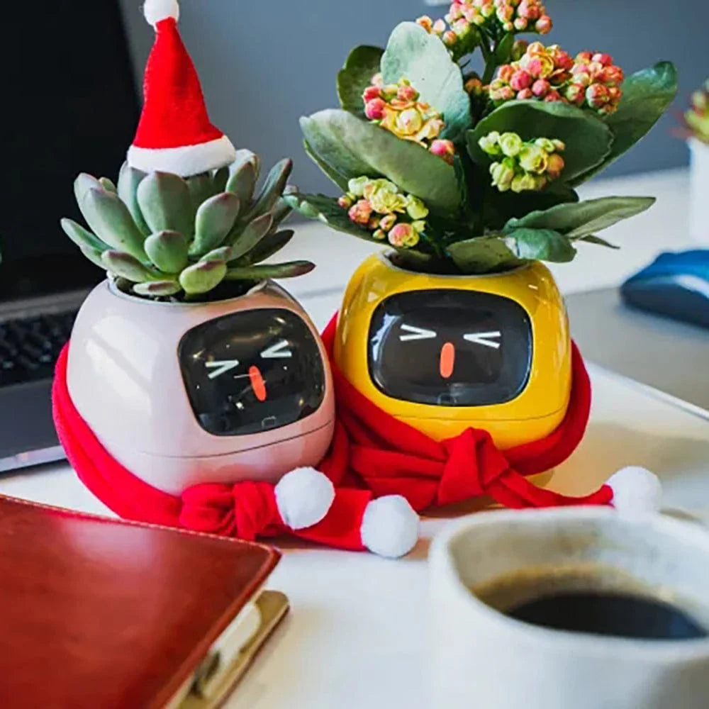 Botani Bot - AI Smart Planter inspired by the classic digital pet, Tomagotchi.