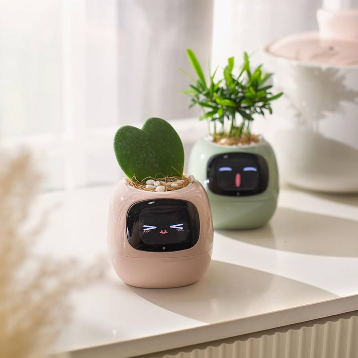 Botani Bot - AI Smart Planter inspired by the classic digital pet, Tomagotchi.