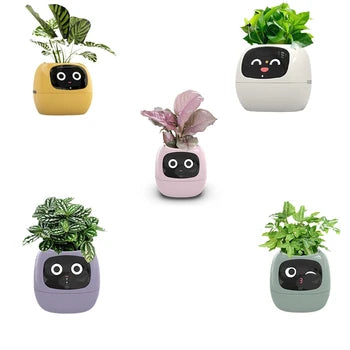 Botani Bot - AI Smart Planter inspired by the classic digital pet, Tomagotchi.