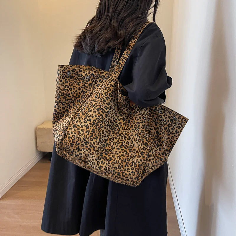 Leopard Print Shoulder Bag