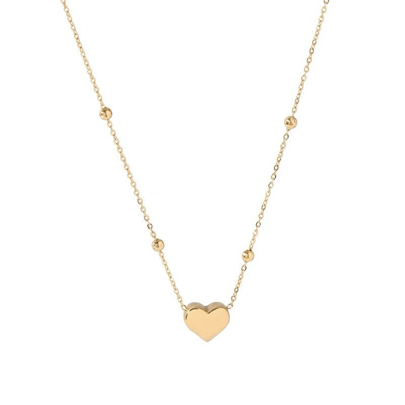 Cool Style Simple Fashion Love Titanium Steel Necklace