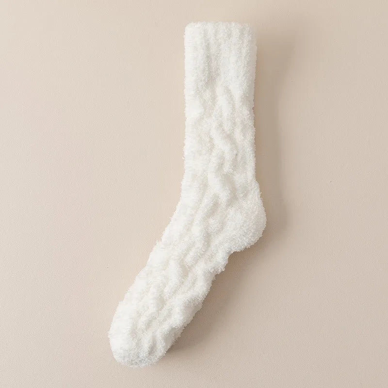 Cozy Winter Fleece Socks for Home