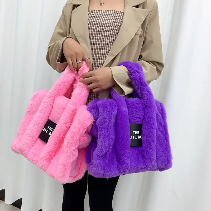 The Tote Bag Faux Fur - 9 Colors available