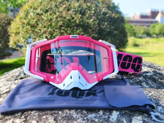 Dirt Bike Goggles, Motorcycle Goggles ATV Goggles Riding Goggles Ski Goggles Windproof Glasses Racing Goggles