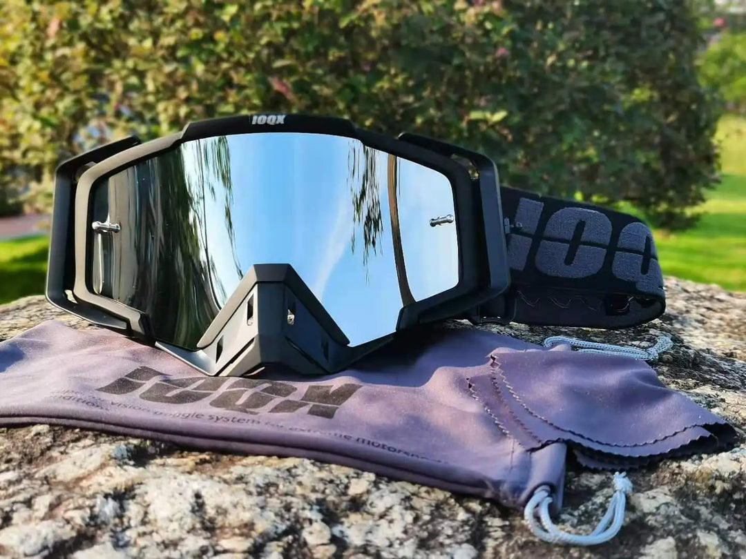 Dirt Bike Goggles, Motorcycle Goggles ATV Goggles Riding Goggles Ski Goggles Windproof Glasses Racing Goggles