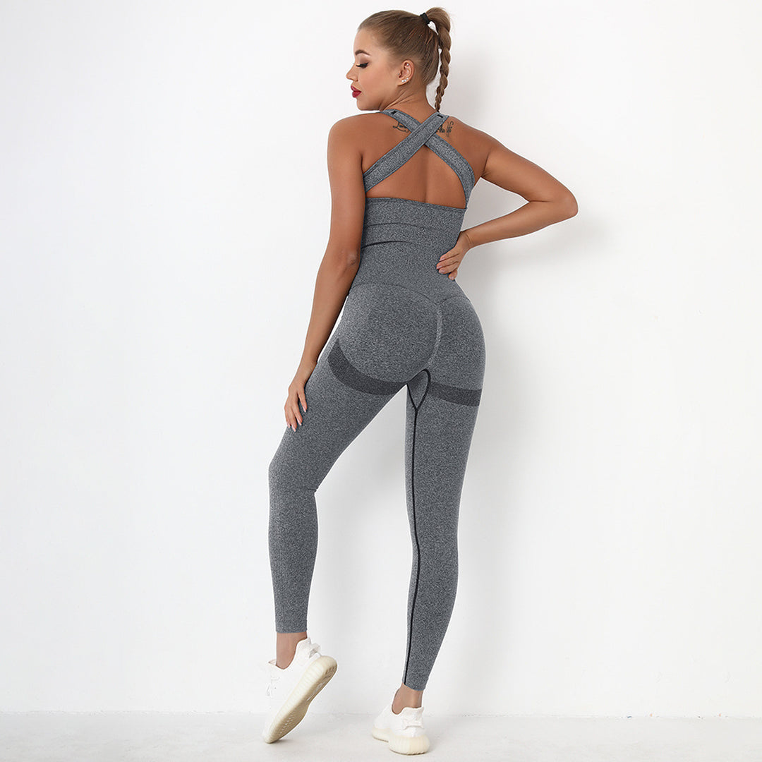 Sexy Beauty Back One-piece Bra Tight Sports Yoga Wear
