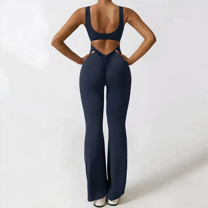Flare Scrunch Jumpsuit