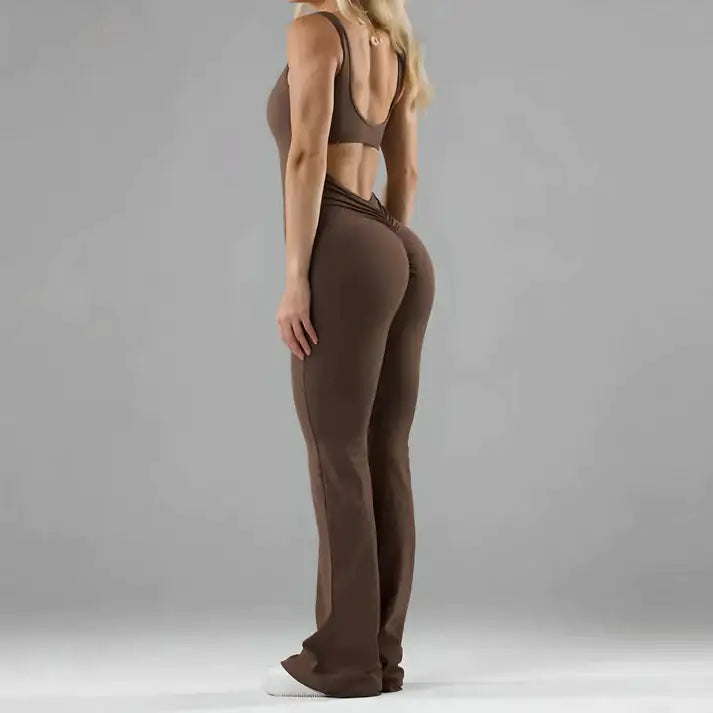 Flare Scrunch Jumpsuit