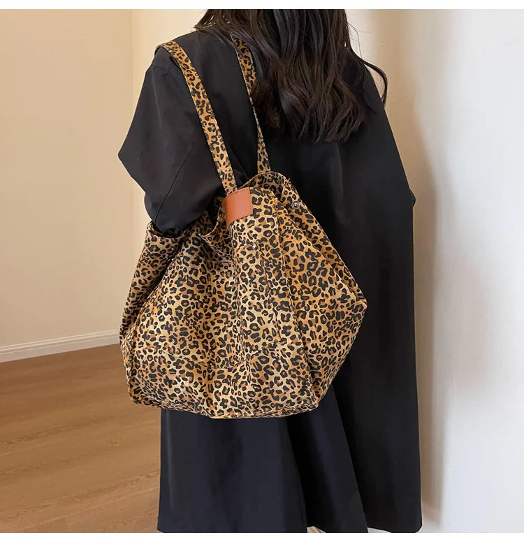 Leopard Print Shoulder Bag