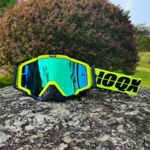 Dirt Bike Goggles, Motorcycle Goggles ATV Goggles Riding Goggles Ski Goggles Windproof Glasses Racing Goggles