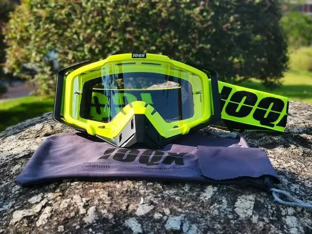 Dirt Bike Goggles, Motorcycle Goggles ATV Goggles Riding Goggles Ski Goggles Windproof Glasses Racing Goggles