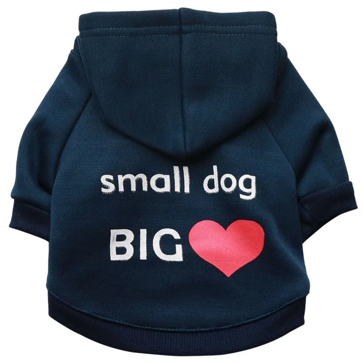 Small Dog Hoodie Coat