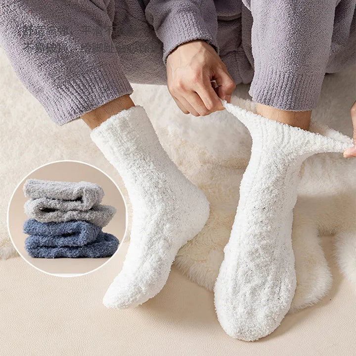 Cozy Winter Fleece Socks for Home