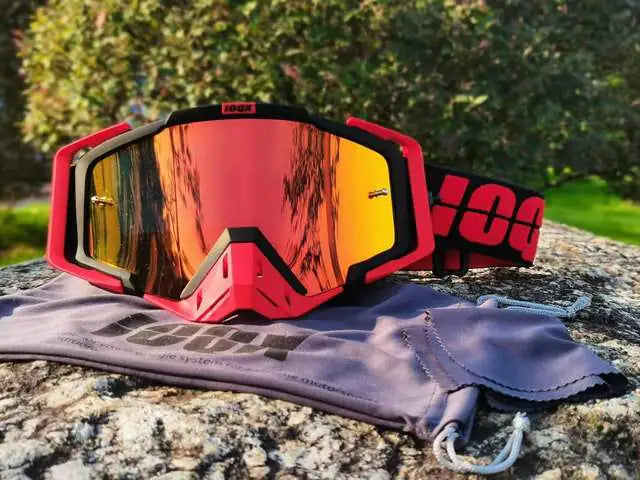 Dirt Bike Goggles, Motorcycle Goggles ATV Goggles Riding Goggles Ski Goggles Windproof Glasses Racing Goggles