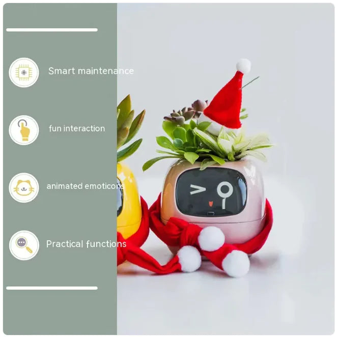 Botani Bot - AI Smart Planter inspired by the classic digital pet, Tomagotchi.