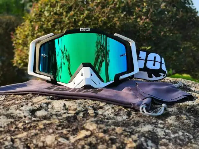 Dirt Bike Goggles, Motorcycle Goggles ATV Goggles Riding Goggles Ski Goggles Windproof Glasses Racing Goggles