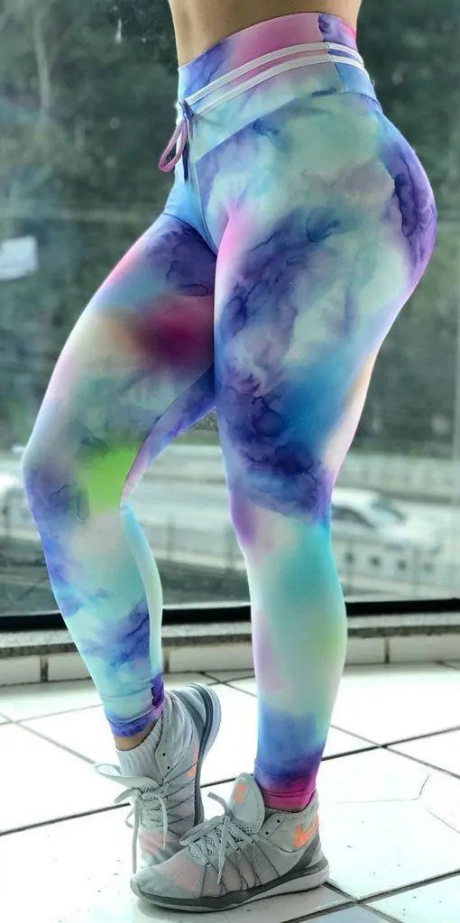 Cotton Candy Print Leggings
